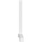 Ekena Millwork Bellingham Architectural Grade PVC Gable Bracket, 96"W x 52"H x 4"D x 4"F, 13/12 Pitch GBP096X52X0404BEL00 - alternate 4